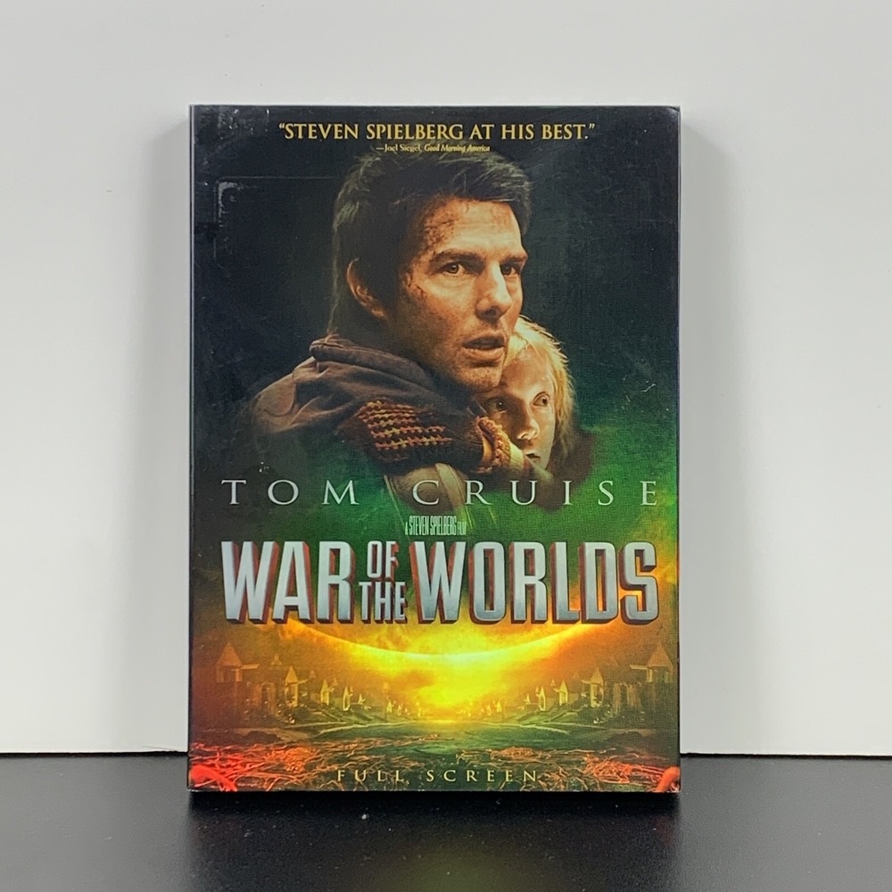 War of the Worlds (DVD, 2005, Full Frame) Tom Cruise, Dakota Fanning Tim Robbins